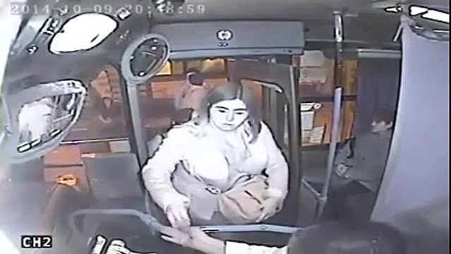 Otobüs Şoförünün Gazabına Uğrayan Gaspçı