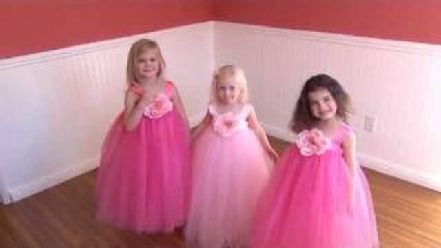 Tutu Skirt & Flower Girl Dress for Little Girls Dress Up Costume, Birthday Party Cute Flu