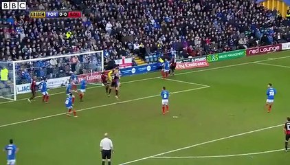 Portsmouth 1-2 Bournemouth, Highlights 30.01.2016