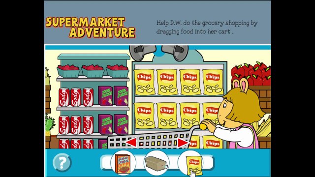 Arthur Supermarket Adventure Cartoon Animation PBS Kids Game Play Walkthrough