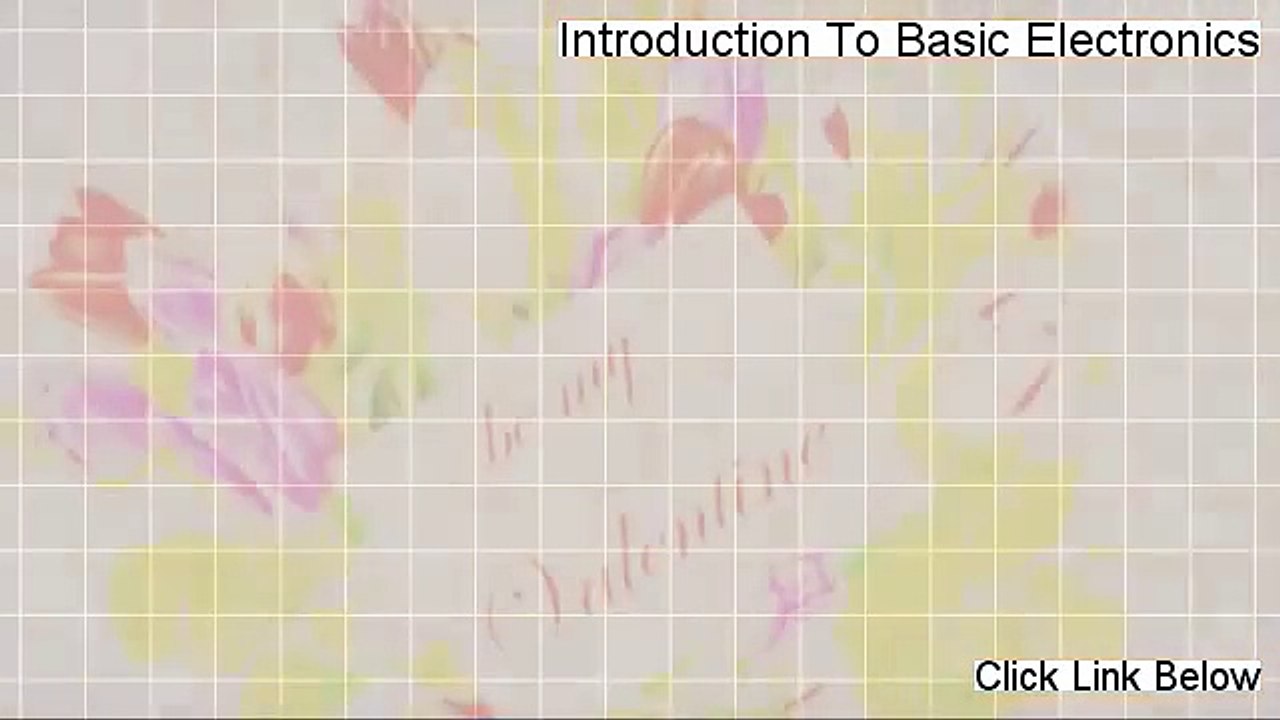 Introduction To Basic Electronics 2013, Did It Work (my real review)