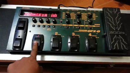 Review Effect Guitar ZOOM GFX-8 โชว์ปุ่มกด