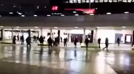 Mobs of masked men in Stockholm station beat up refugee children