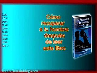 Cómo recuperar a tu hombre después de leer este libro