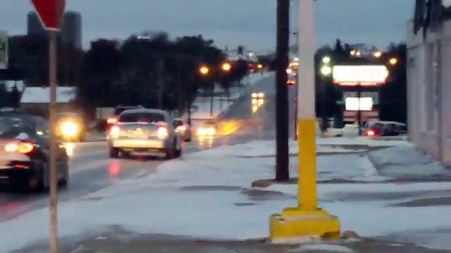 UberMan Finds a Horrible Ice Covered Hill and Calls it Quits