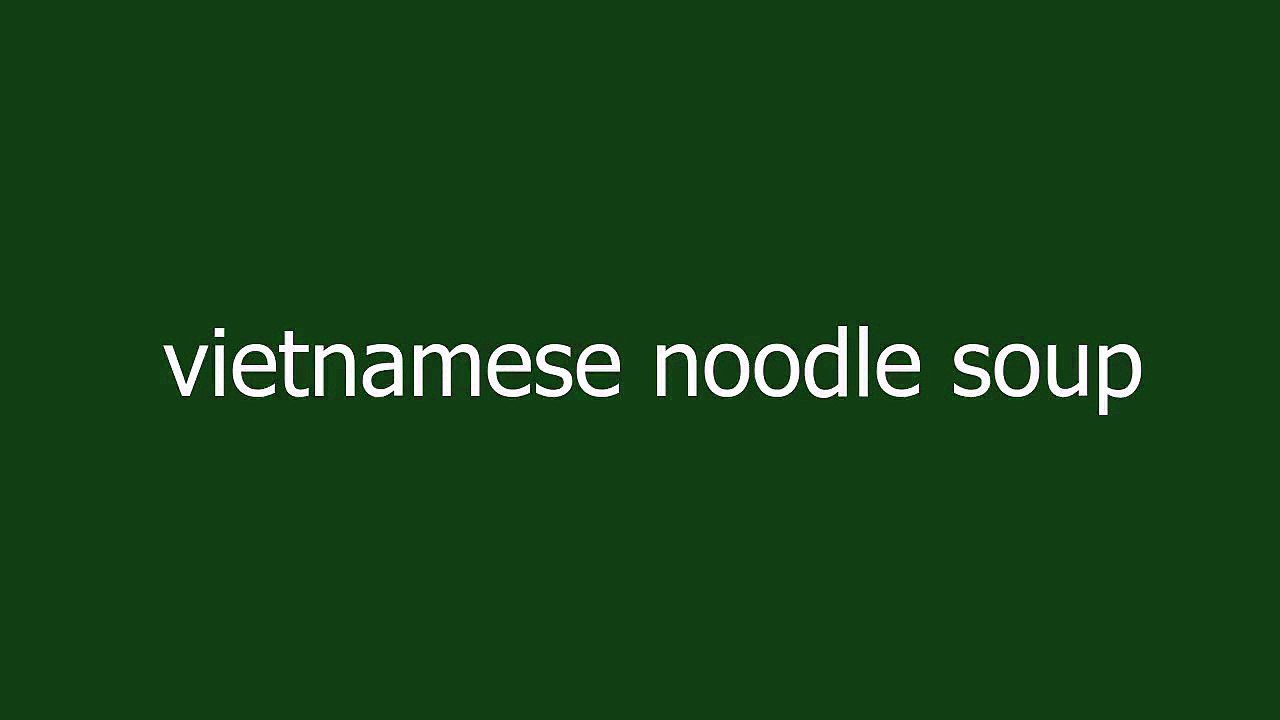 pho meaning and pronunciation