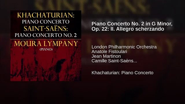 Piano Concerto No. 2 in G Minor, Op. 22: II. Allegro scherzando (World Music 720p)