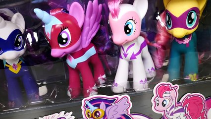 Superhero POWER PONIES My Little Pony Friendship is Magic Pinkie Pie Rainbow Dash Twilight Sparkles