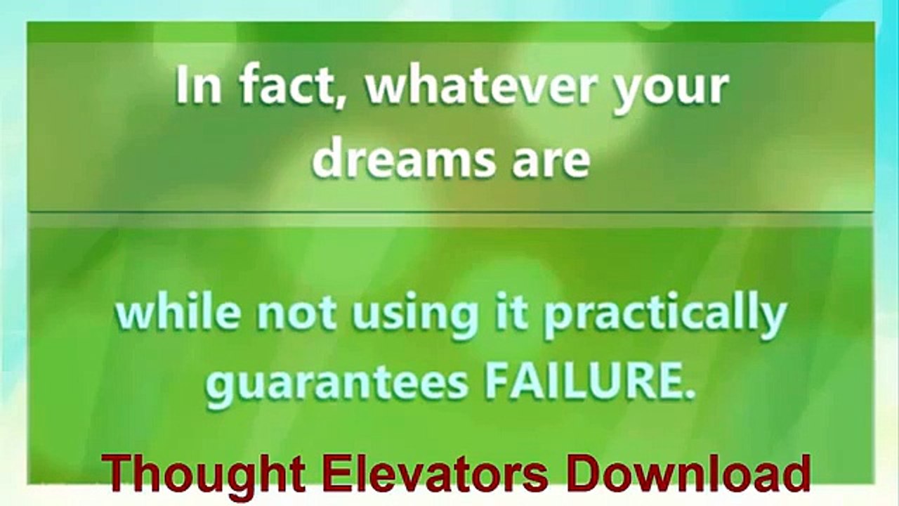 Thought Elevators Review Will It Make You Really Rich