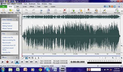 How to reduce vocals in wavepad