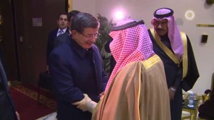 Başbakan Davutoğlu, Suudi Arabistan'da