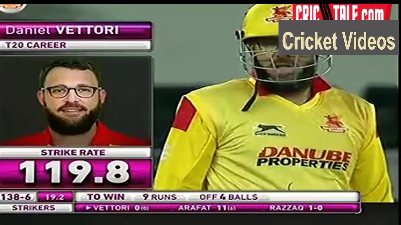 Crickethighlights Match winning last over by Abdul Razzaq and his brilliant batting in MCL