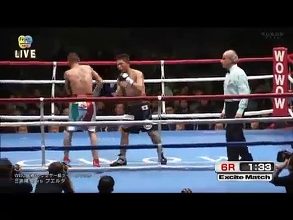 WBC世界S.フェザー級タイトルマッチ 三浦隆司　VS　エドガル・プエルタ（メキシコ）