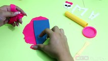 ♥ Play-Doh Monster High Ghouls 3D Logo Creation (Monster High Play-Doh Logo for Children)