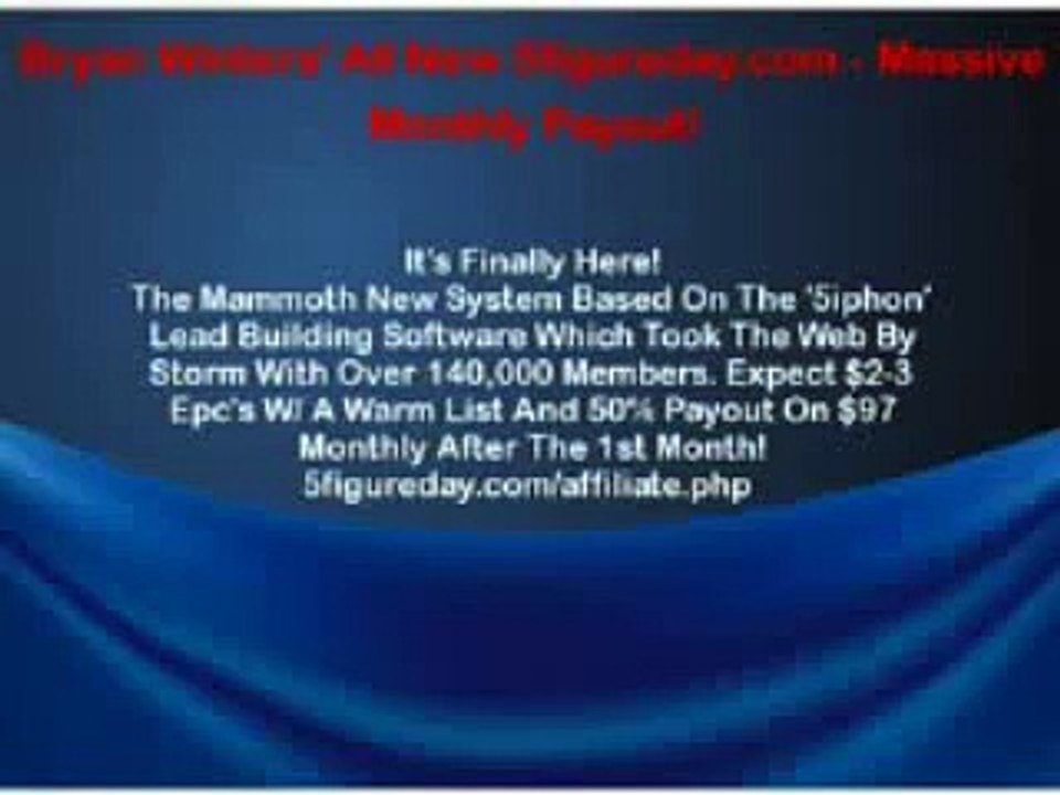 5figureday Bryan Winters  All New 5 figure day Today is the day you make it happen Money online