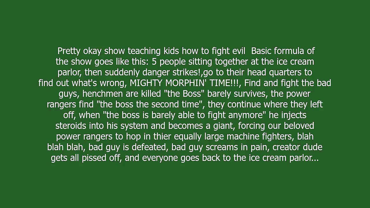 power rangers meaning and pronunciation