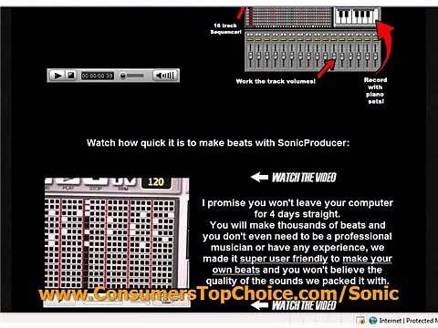 Music Production Software. Sonic Producer