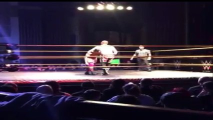 NXT Tye Dillinger Injured 1/30/2016 VIDEO WWE