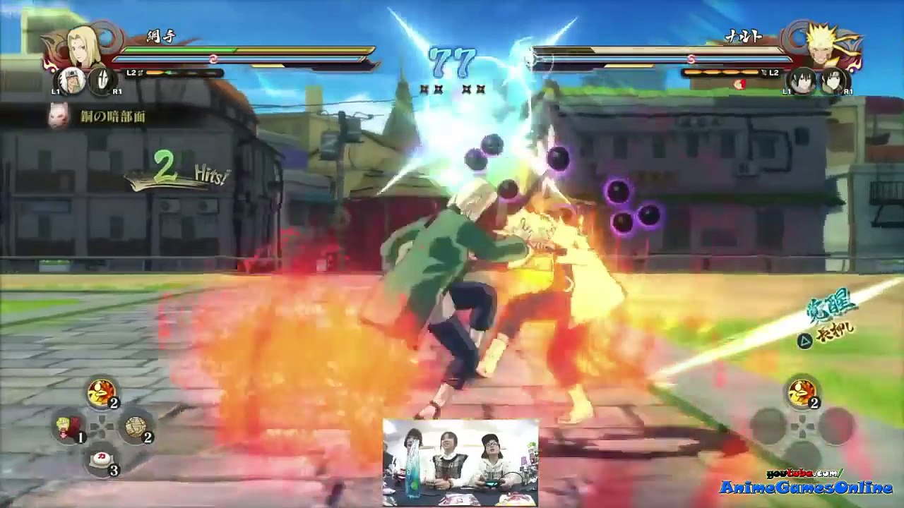 Naruto Shippuden Ultimate Ninja Storm 4 Gameplay Sannin vs