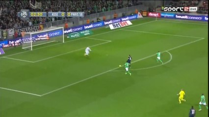 Zlatan Ibrahimović Super 1 on 1 Chance - Saint Etienne v. Paris Saint Germain 31.01.2016 HD