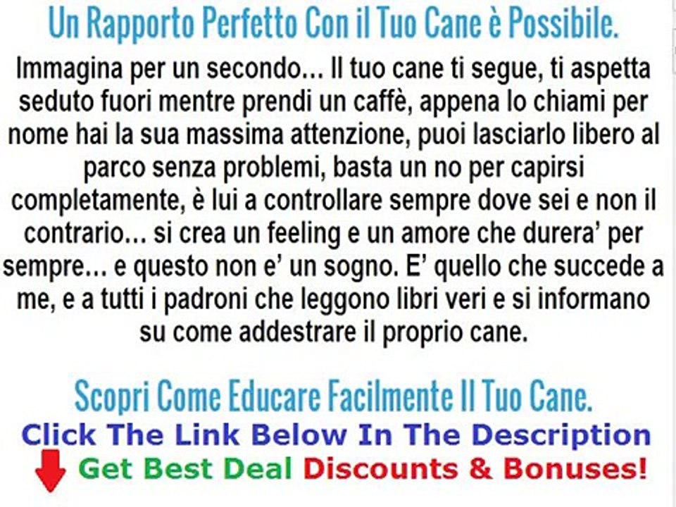 Corso Addestramento Cani Campania Discount + Bouns