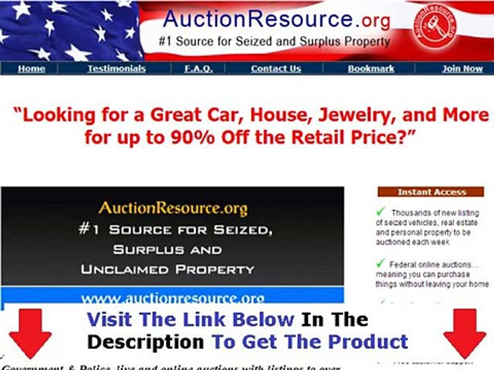 Auction Resource Facts Bonus + Discount