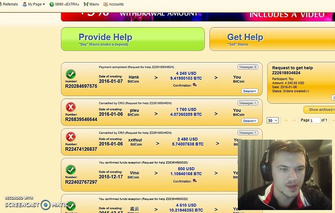 MMM Pays 4240 USD