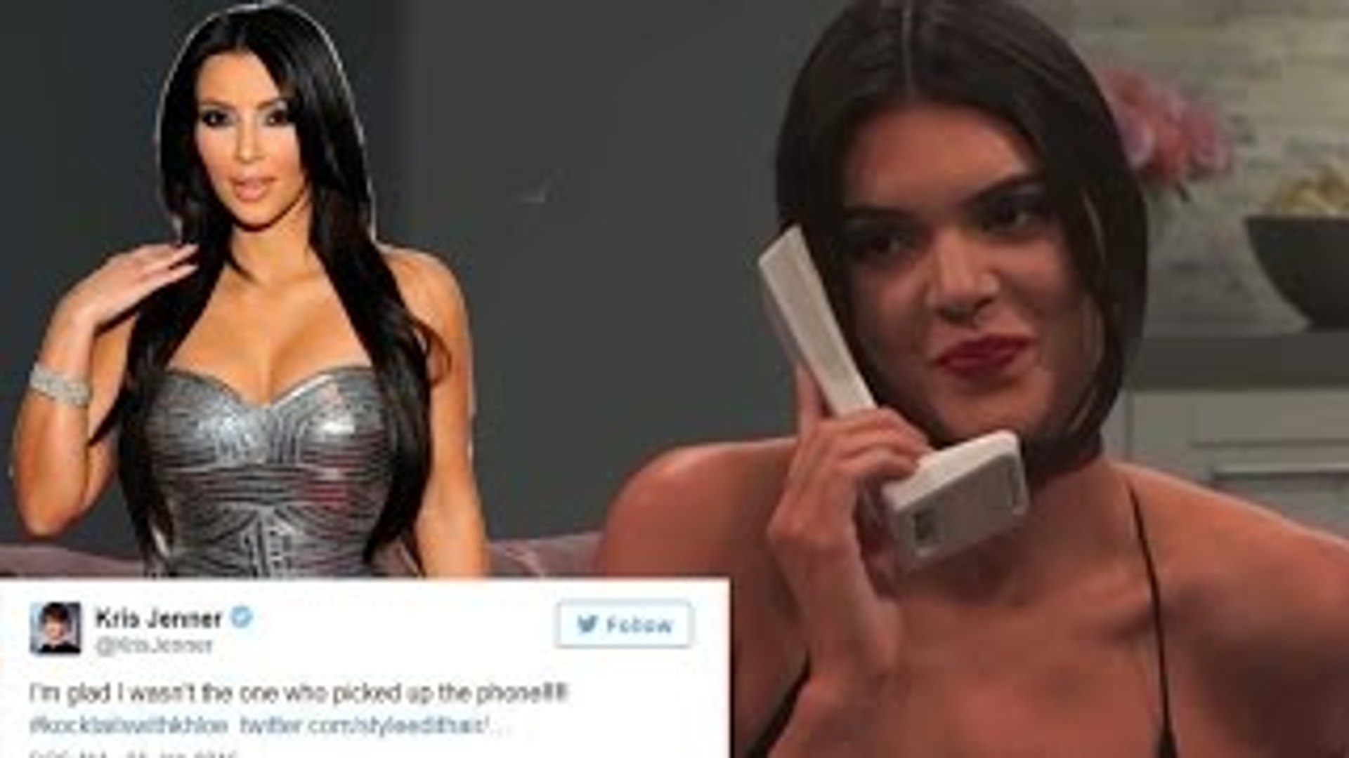 ⁣Kris Jenner Reacts To Kendall Jenners Pregnancy Prank