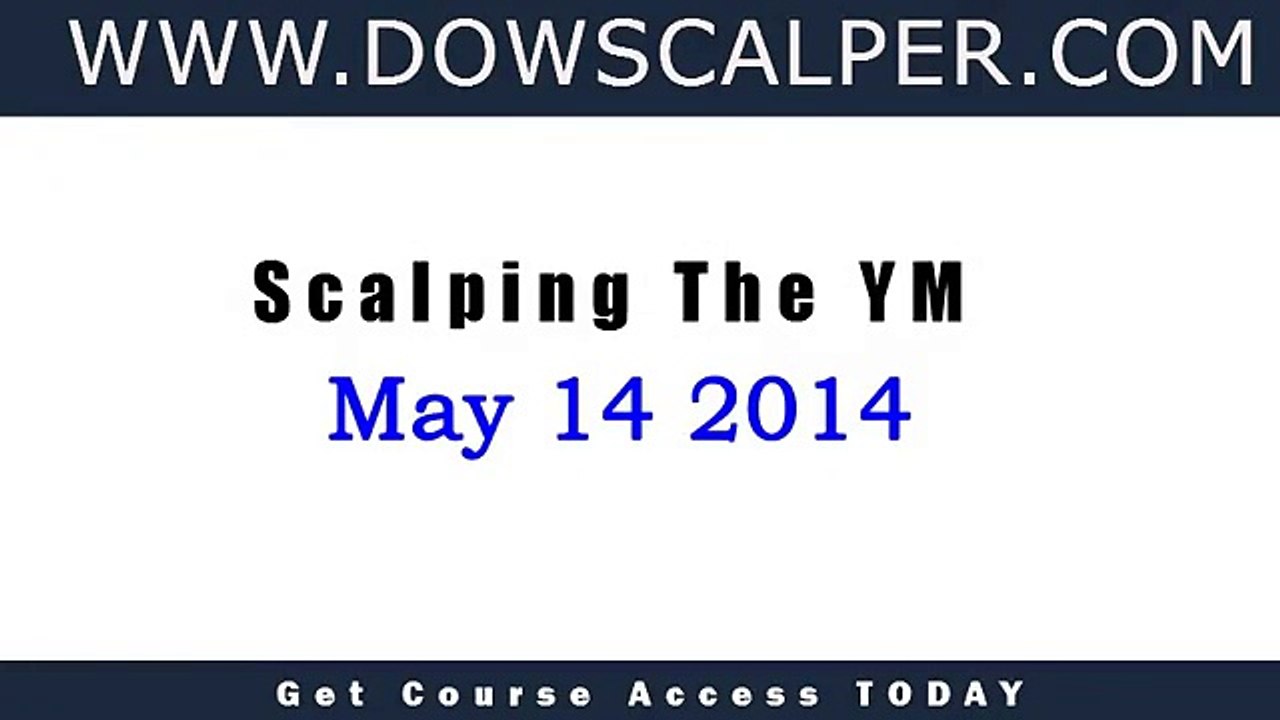 Scalping YM With Dowscalper
