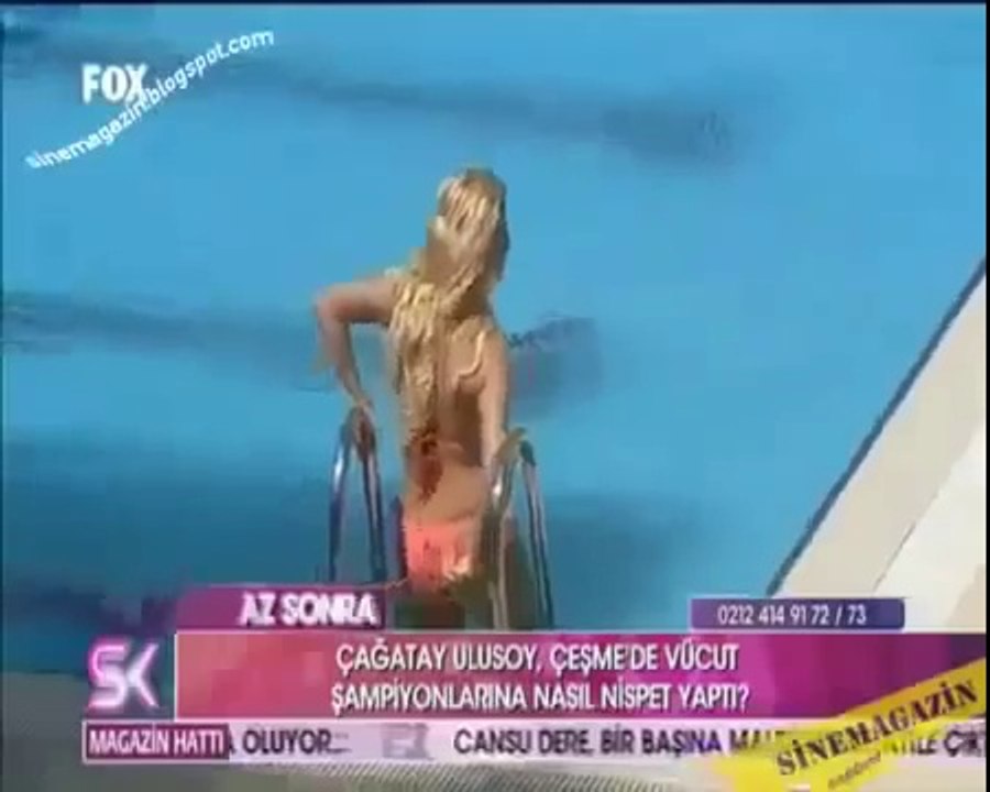 Berna Arıcıdan tangalı görüntüler müthiş etekaltı videosu