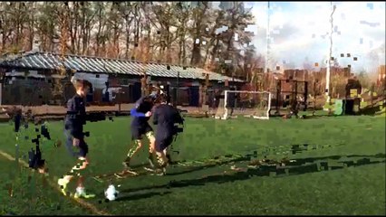 Soccer Drill/Exercise Speed ladder with a ball