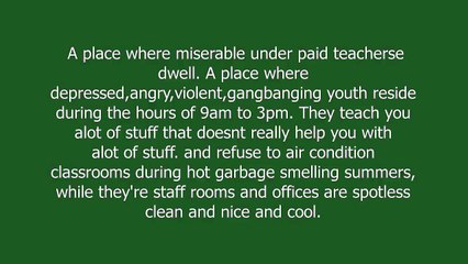 public school meaning and pronunciation