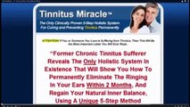 Tinnitus Miracle - Don't treat your Tinnitus, Cure it!