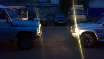 Автомобили, кто сильнее- Mitsubishi Pajero vs УАЗ