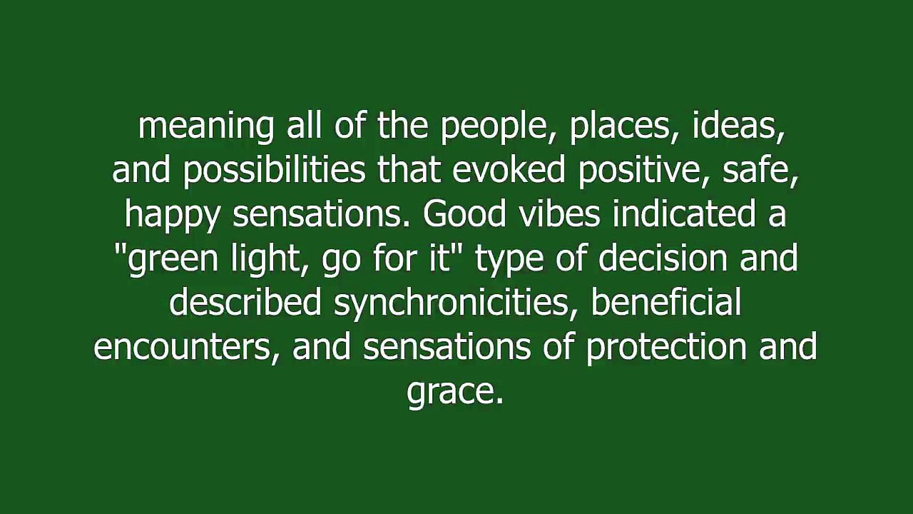 good vibes meaning and pronunciation