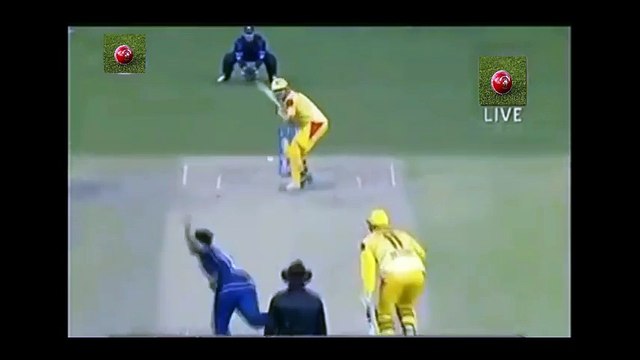 Abdul Razzaq Amazing Last Over In MCL 1 Over Rem 9 Runs