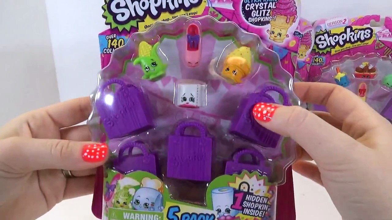 YOU PICK Shopkins Season 2 5 Pack Opening with Surprise Shopkins Toy Bind Bags