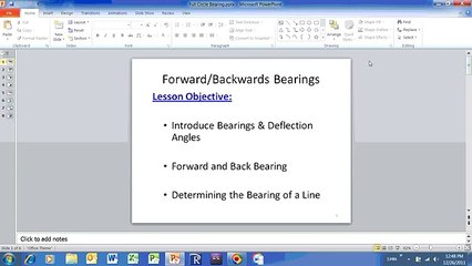 Bearings & Deflection Angles (Nazeer A. Khan)