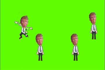 Donald Trump Dancing Hobbits Green Screen Effects.