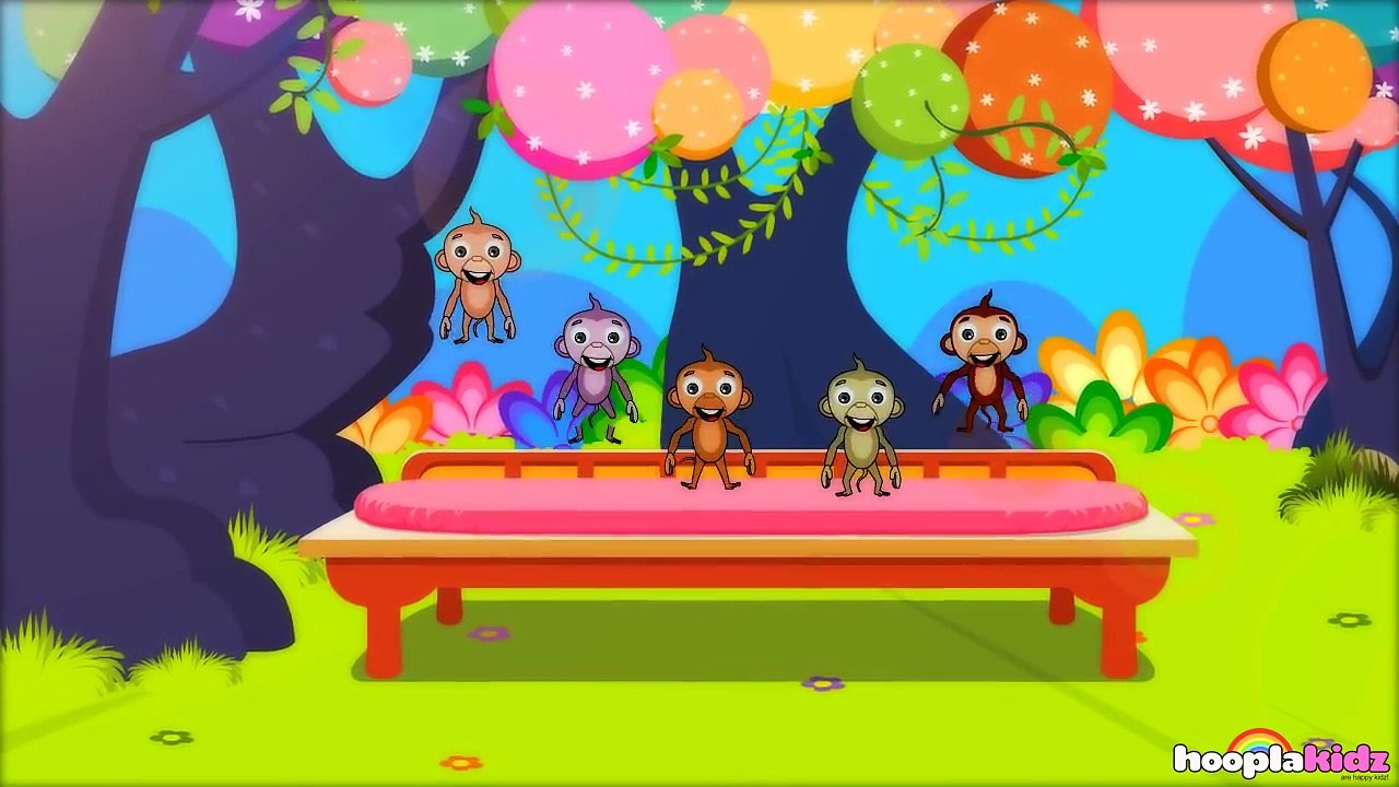 Five Little Monkeys | Nursery Rhymes for Babies and Toddlers | New Version HD