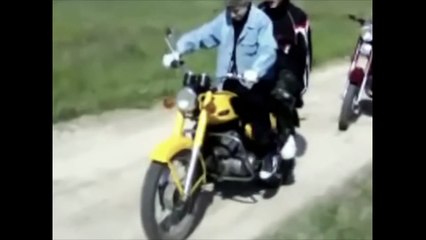 Новички на мотоциклах. Большая подборка мото приколов