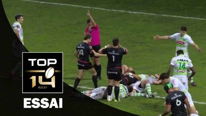 TOP 14 - Toulouse - Pau : 54-3 Essai 1 Sébastien BEZY (TLS) - J14 - Saison 2015/2016