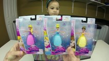 CUTE DISNEY PRINCESS Little Kingdom Dolls Float on Water Opening - Rapunzel Belle Toy Figures Swim