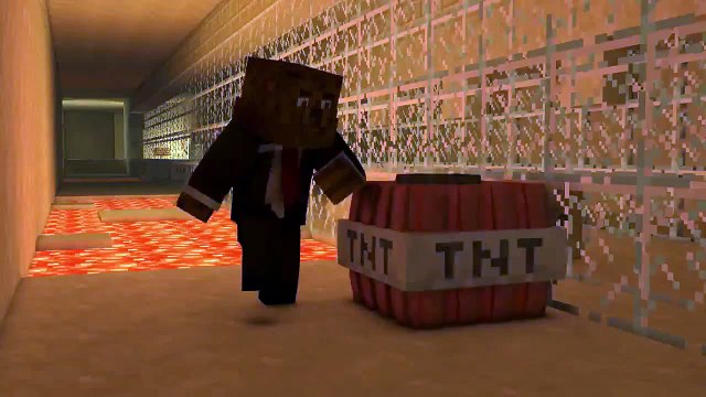 Minecraft Animation - FUNNIEST MOMENTS DEATH RUN (Animated Short)