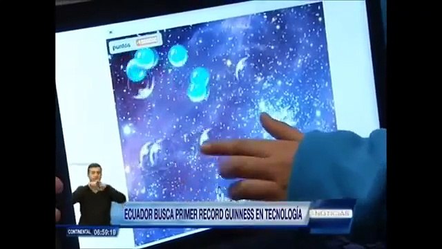 Ecuador busca un récord Guinnes en tecnología