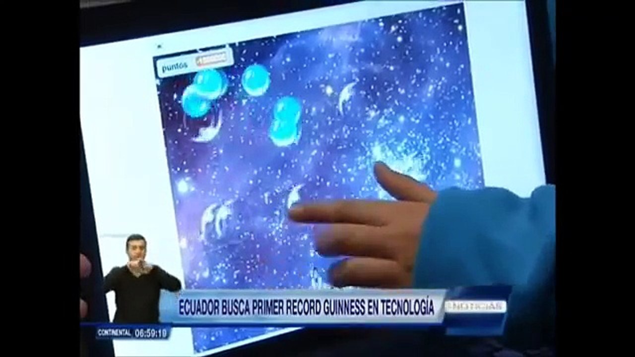 Ecuador busca un récord Guinnes en tecnología
