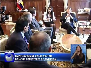 Empresarios de Qatar visitan Ecuador con interés de inversión