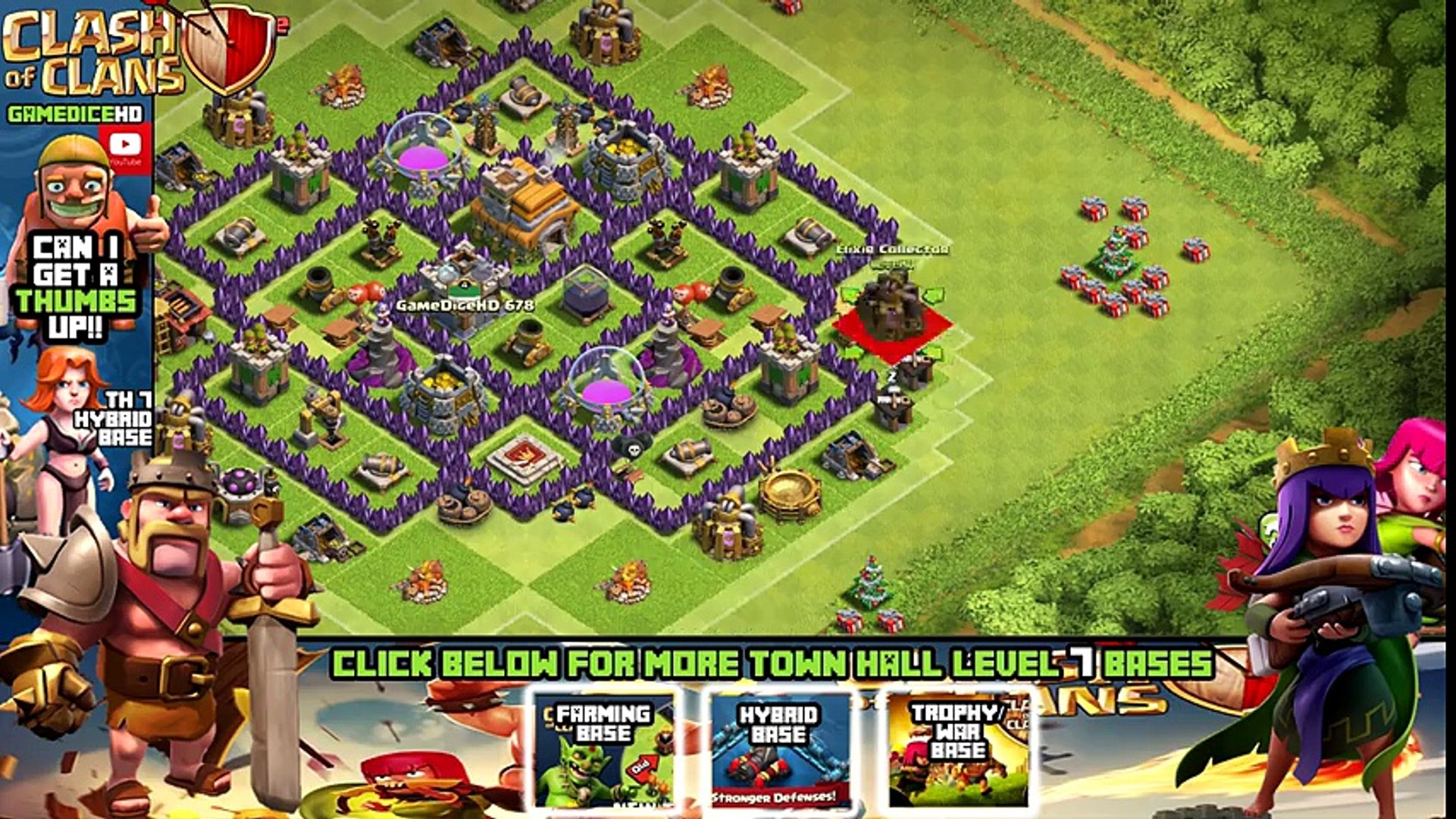 BEST Town Hall Level 7 Defense Strategy for Clash of Clans + Defense REPLAY  & TH7 Dark Elixir Drill - video Dailymotion