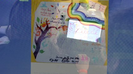 Participation d'élèves du collège  Jacques Decour au Mur de la Libéré