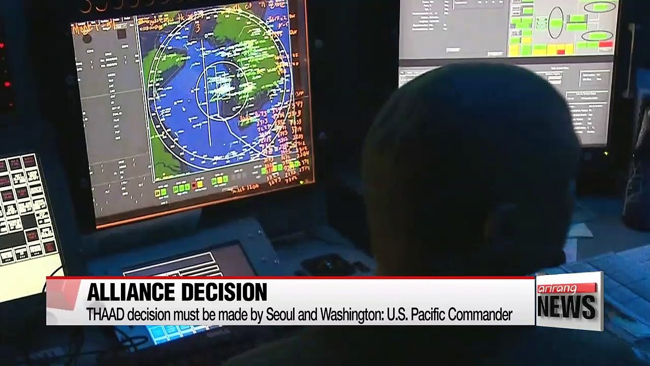 THAAD deployment is an 'alliance decision': U.S. Pacific Commander